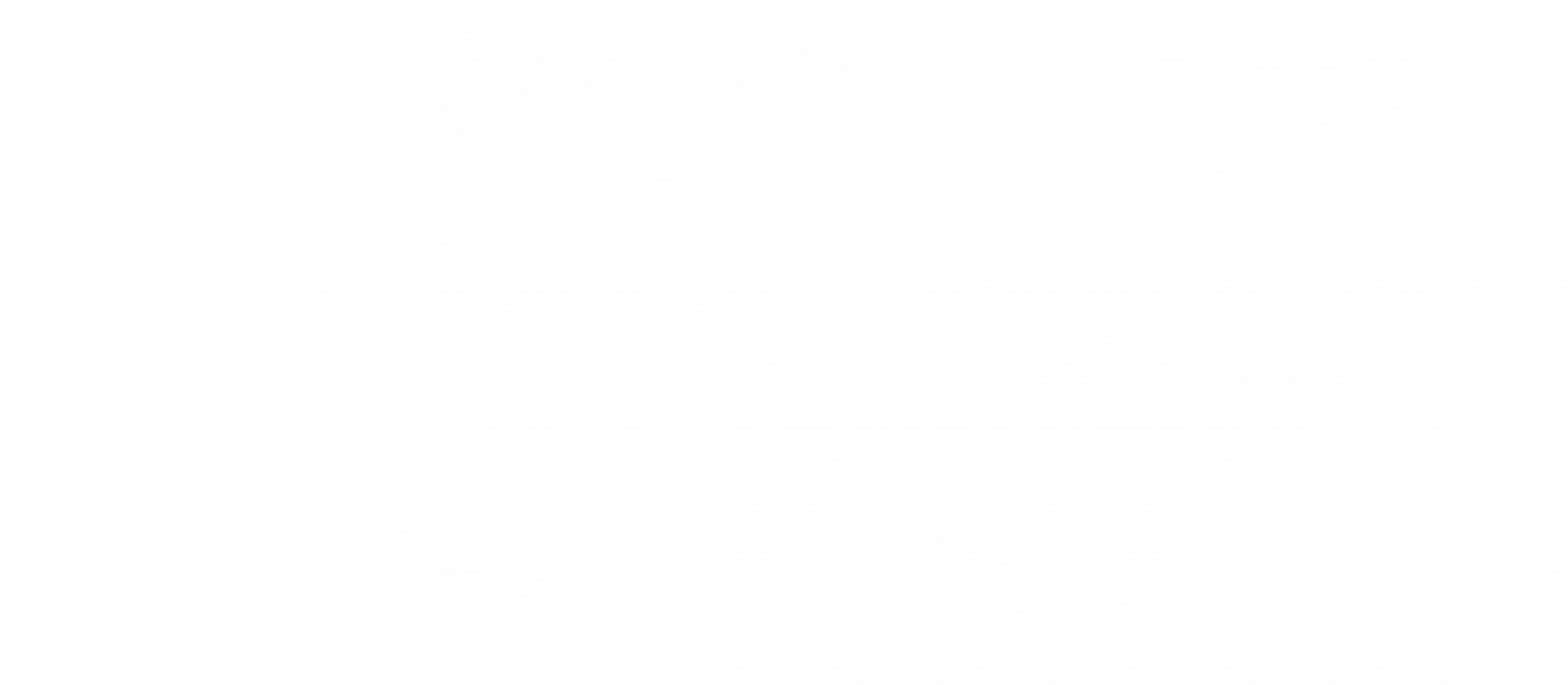 Ninth Planet Media logo in white